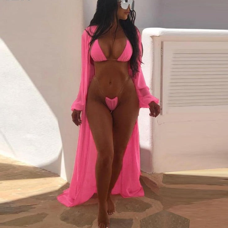 Levoire | 3 Couleurs Ensemble De Plage Sexy 3 Pièces