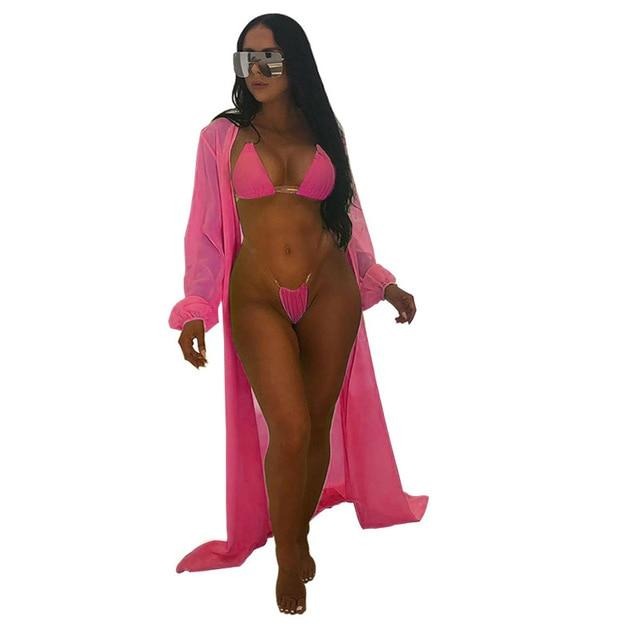 Levoire | 3 Couleurs Ensemble De Plage Sexy 3 Pièces