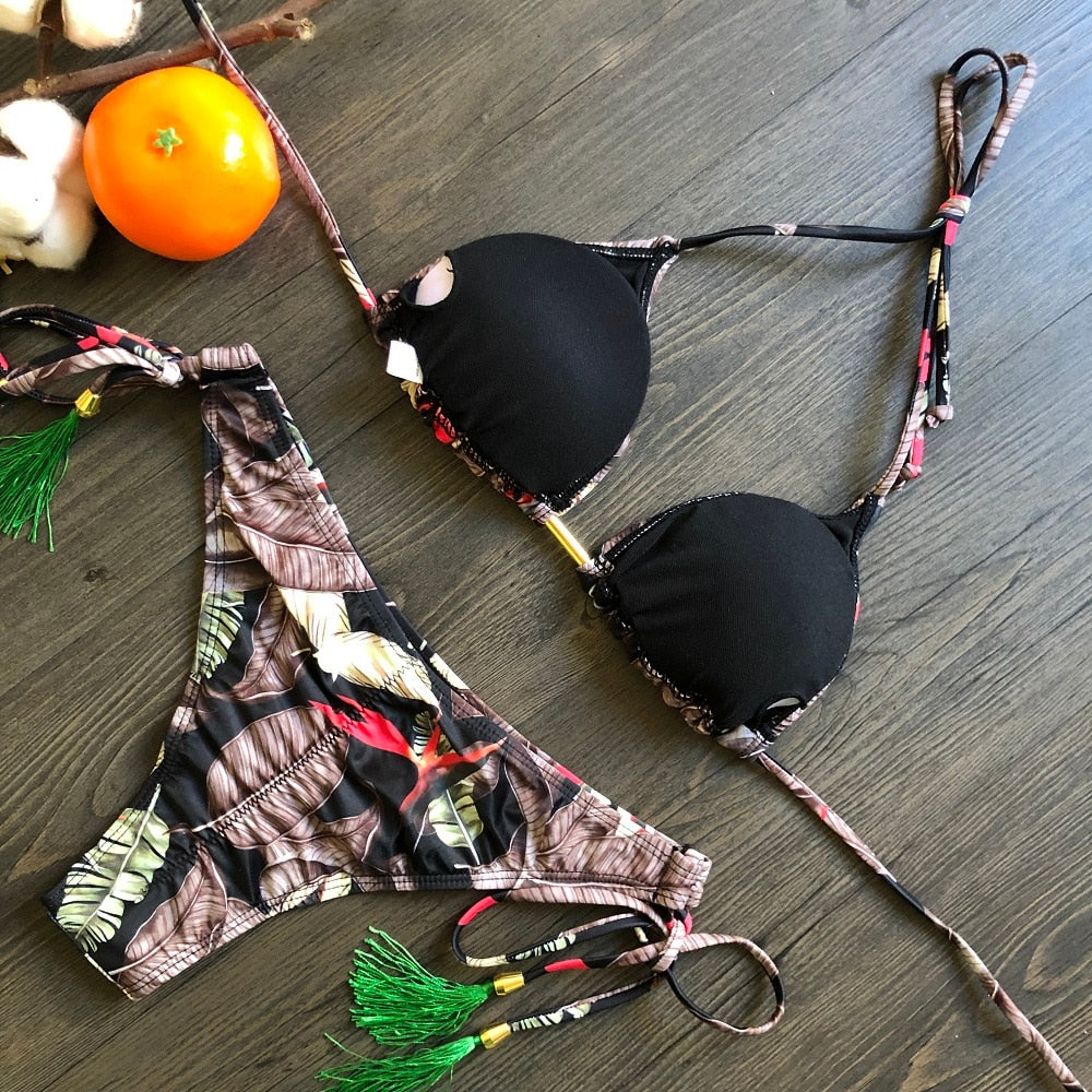 Levoire | Ensemble De Bikinis Avec Push-Up Pour Un Look De Plage Parfait