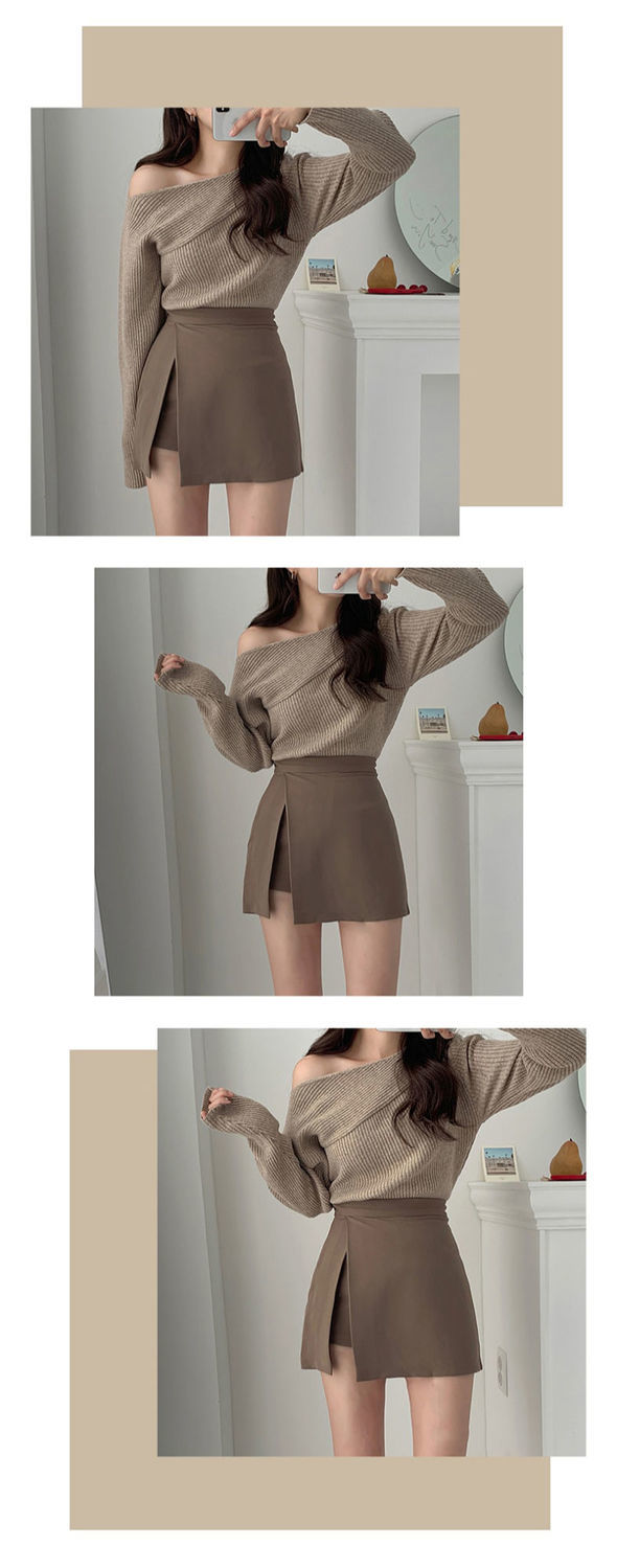 Levoire | Robe Simple Avec Fente Latérale Extensible Style Coréen