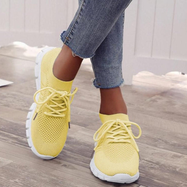 Levoire | Chaussures Femmes À La Mode Avec Semelle Ergonomique Jaune