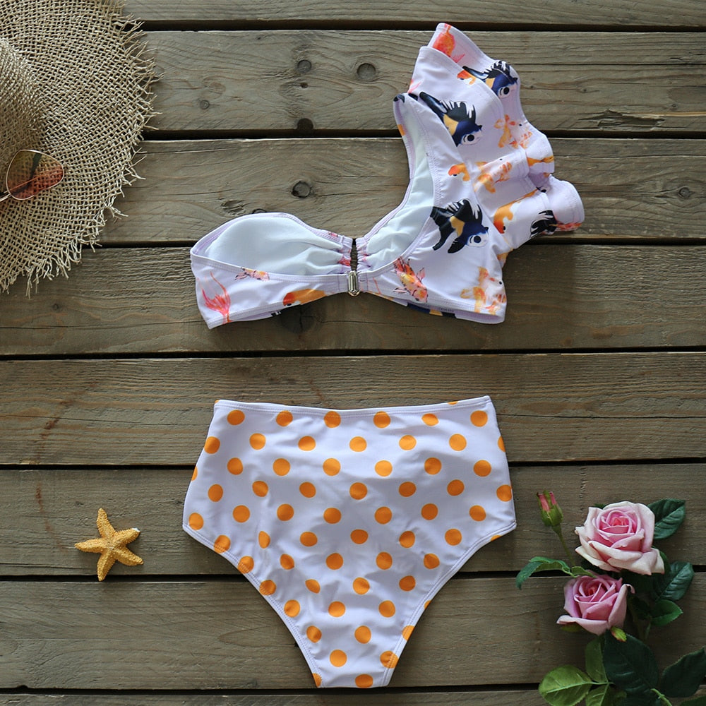 Levoire | Push-Up Soutien-Gorge Rembourré Volants Bandage Ensemble De Bikini