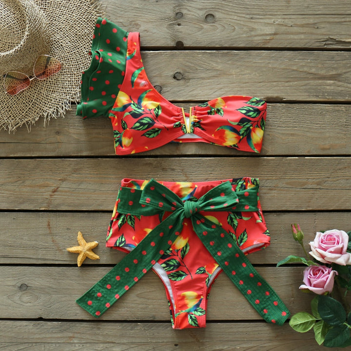 Levoire | Push-Up Soutien-Gorge Rembourré Volants Bandage Ensemble De Bikini
