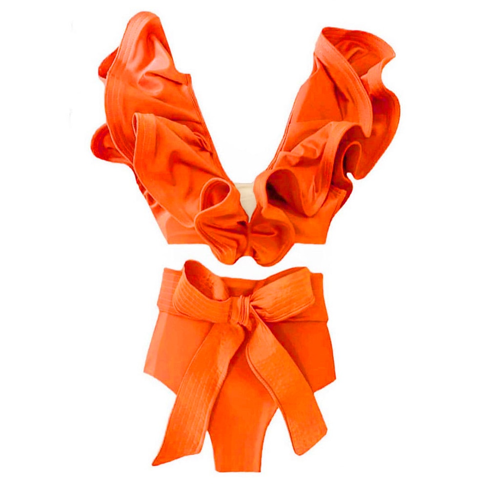 Levoire | Push-Up Soutien-Gorge Rembourré Volants Bandage Ensemble De Bikini