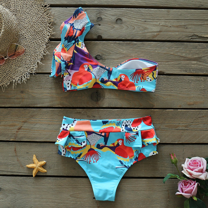 Levoire | Push-Up Soutien-Gorge Rembourré Volants Bandage Ensemble De Bikini