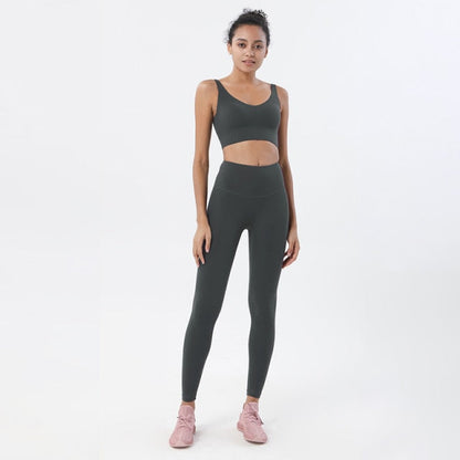 Levoire | Ensemble De Yoga Pour Un Look Sportif Et Confortable Gris foncé