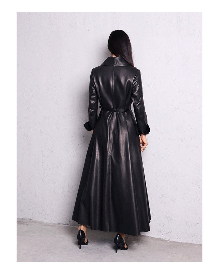 Levoire | Maxi Trench En Cuir