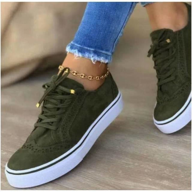 Levoire | Chaussures En Toile Respirantes Vert Olive