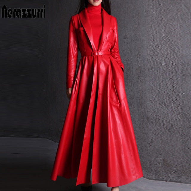 Levoire | Maxi Trench En Cuir