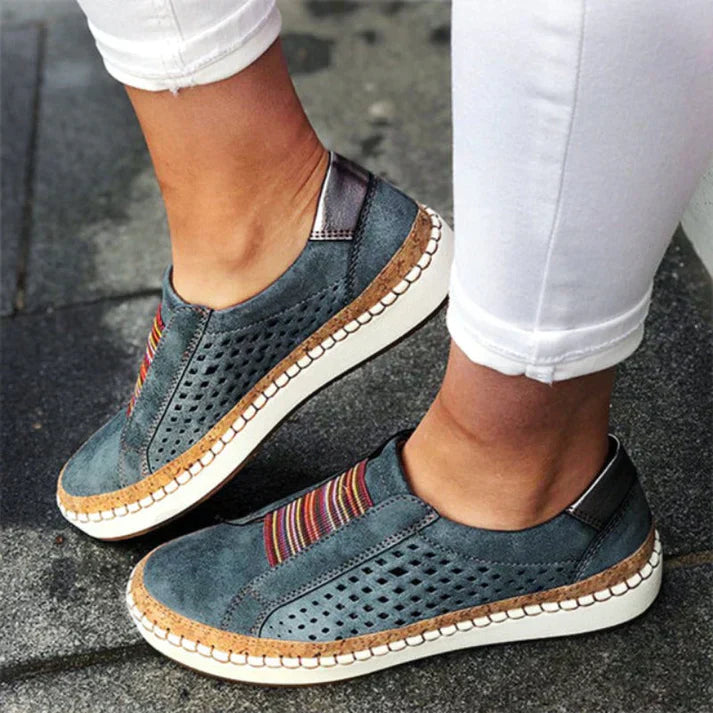 Levoire | Chaussures De Loisirs Orthodoxes Pour Femmes Bleu