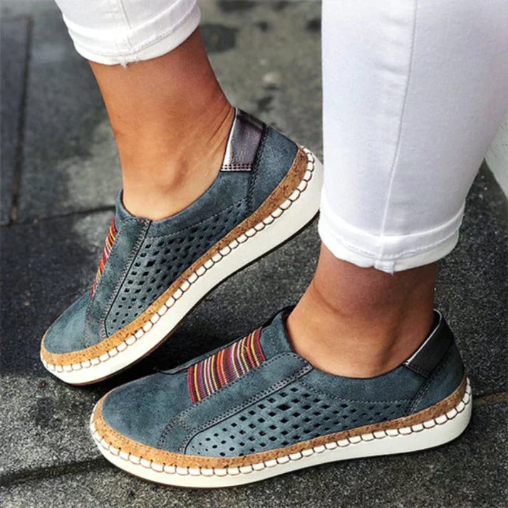 Levoire | Chaussures De Loisirs Orthopédiques Pour Femmes En Conception De Confort Bleu