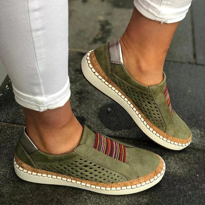 Levoire | Chaussures De Loisirs Orthopédiques Pour Femmes En Conception De Confort Vert