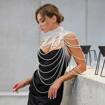 Levoire | Colliers À Col En Perles Chaîne Corporelle