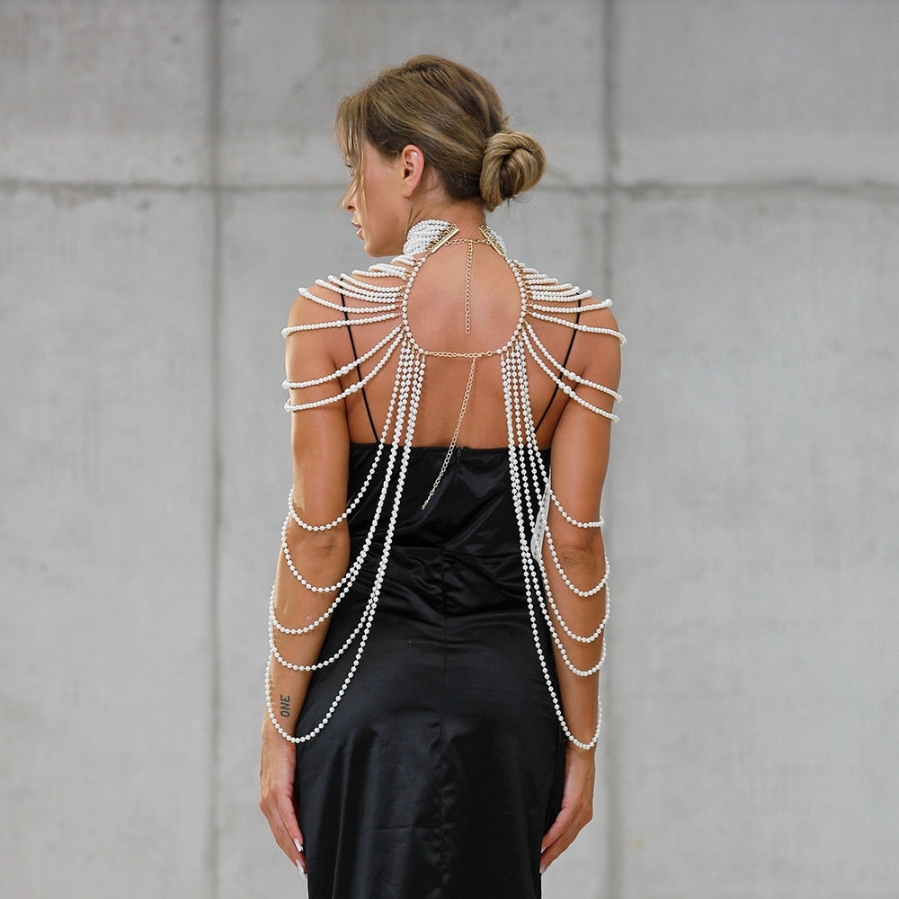 Levoire | Colliers À Col En Perles Chaîne Corporelle