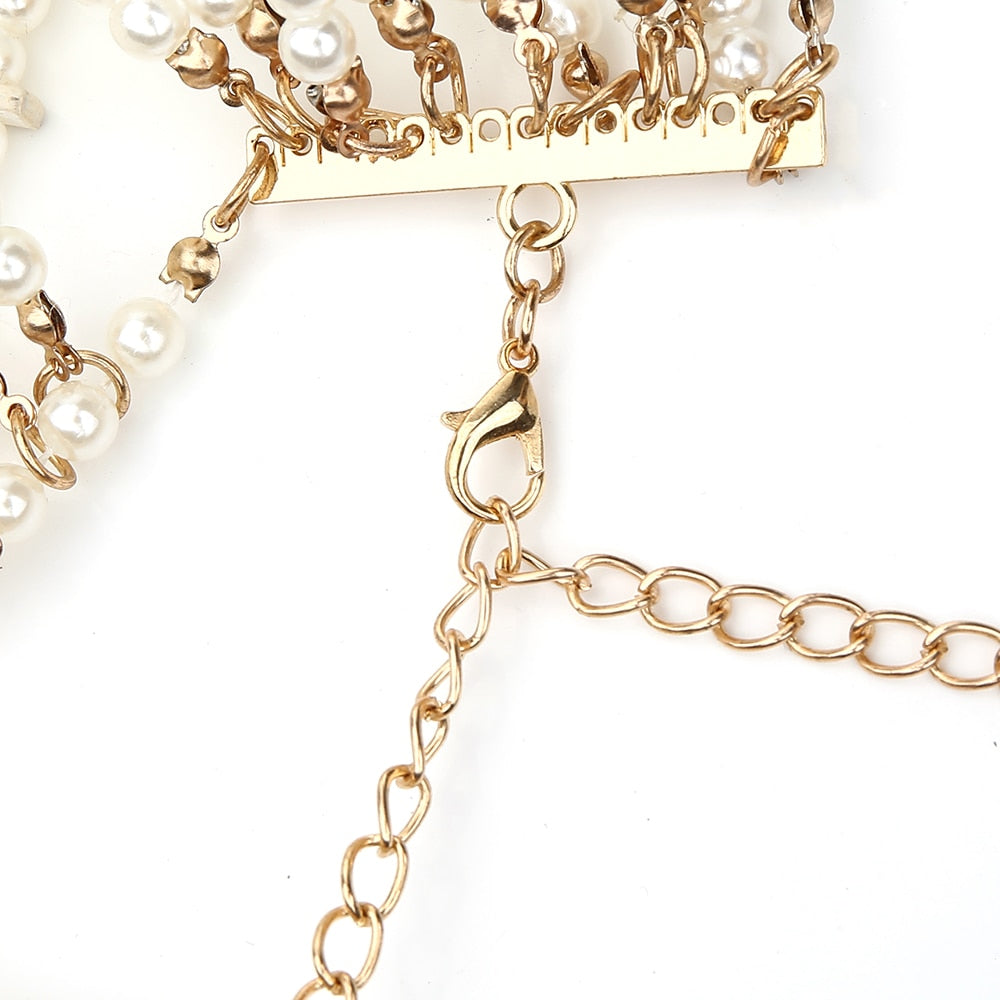 Levoire | Colliers À Col En Perles Chaîne Corporelle