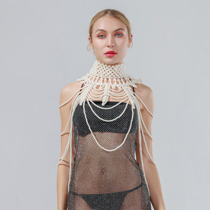 Levoire | Colliers À Col En Perles Chaîne Corporelle