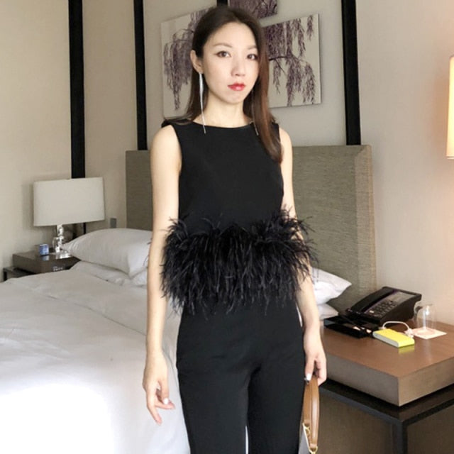 Levoire | Plumes En Patchwork Noires Noir