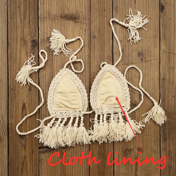 Levoire | Ensemble De Bikini En Crochet Fait Main Pour Un Look De Plage Personnalisé