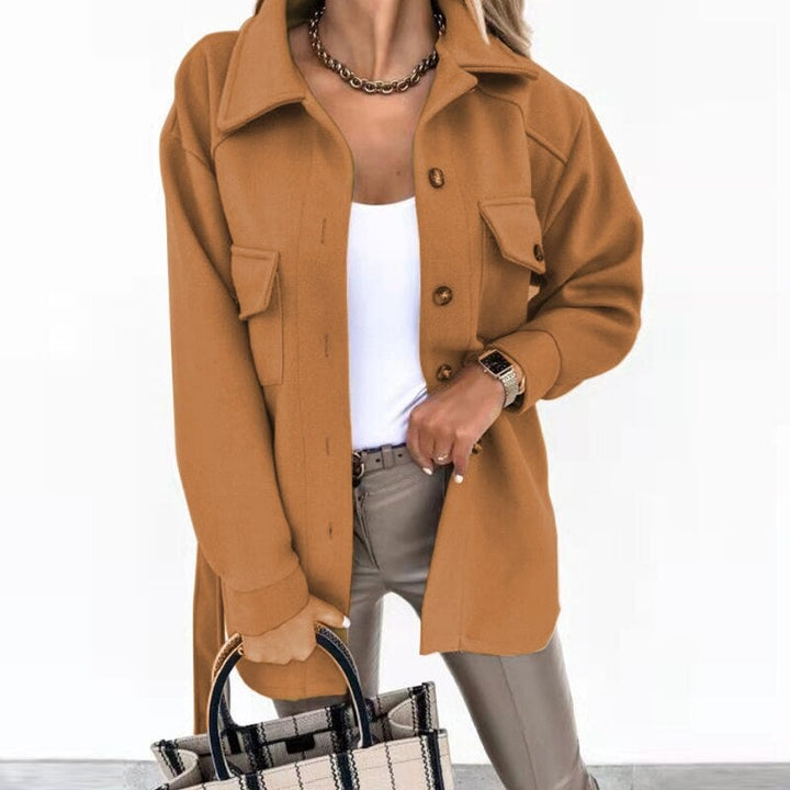 Levoire | Manteau De Chemise À La Mode Marron