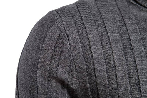 Levoire | Pull à col montant rayé