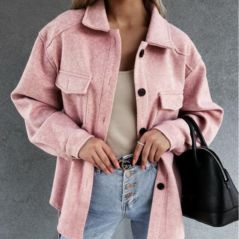 Levoire | Chemise Blazer Tendance Rosa