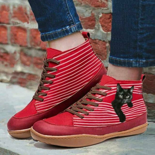 Levoire | Plates à Imprimé Chat Rouge