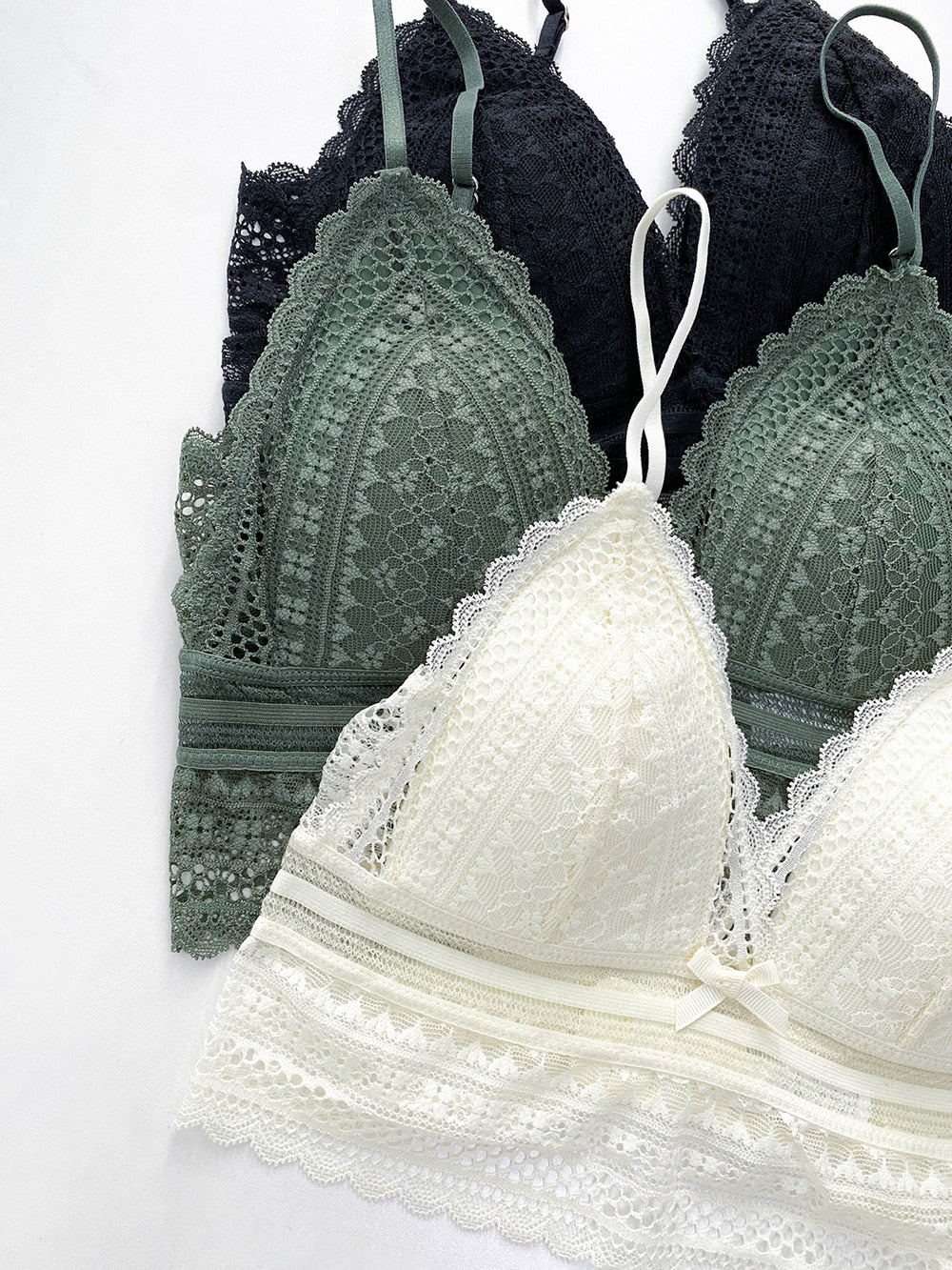 Levoire | Soutien-Gorge En Dentelle Dos Nu Triangle