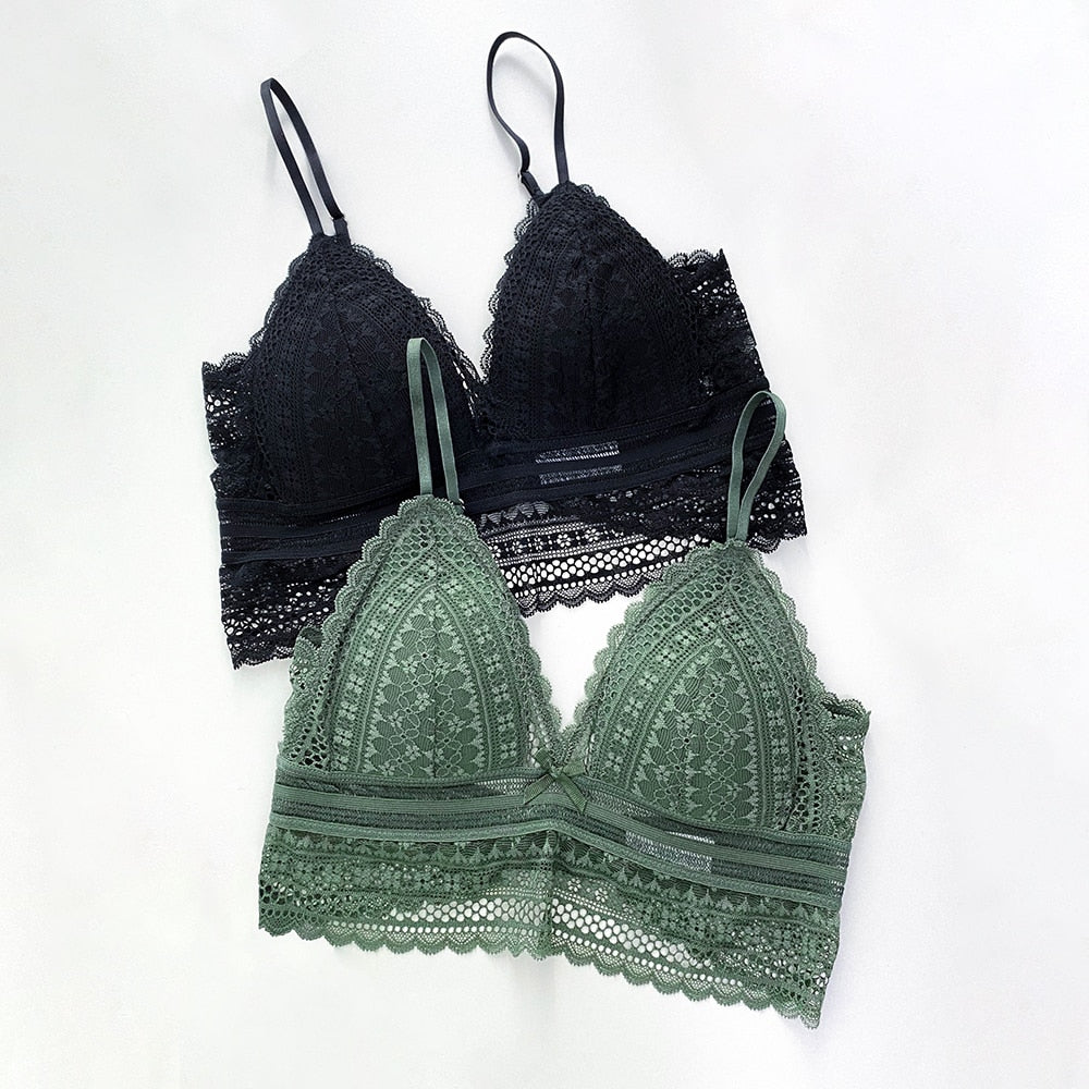 Levoire | Soutien-Gorge En Dentelle Dos Nu Triangulaire