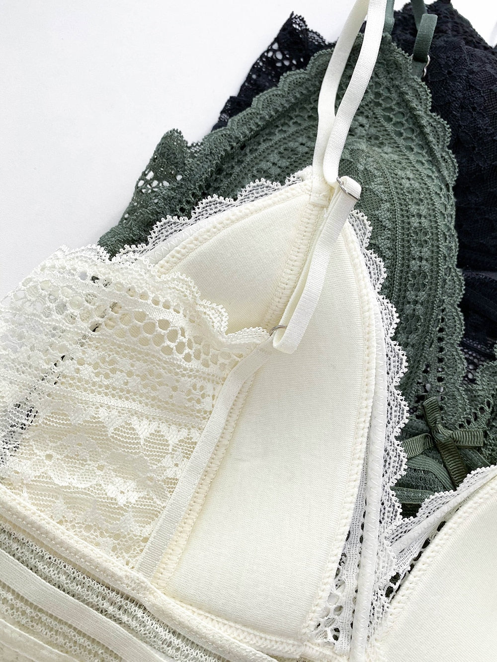 Levoire | Soutien-Gorge En Dentelle Dos Nu Triangle