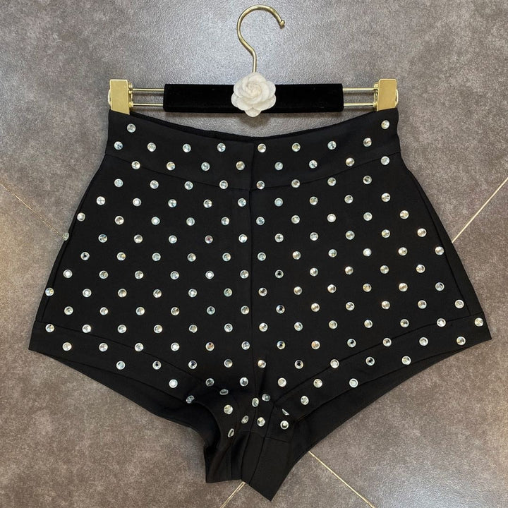 Levoire | Short En Diamants Taille Haute