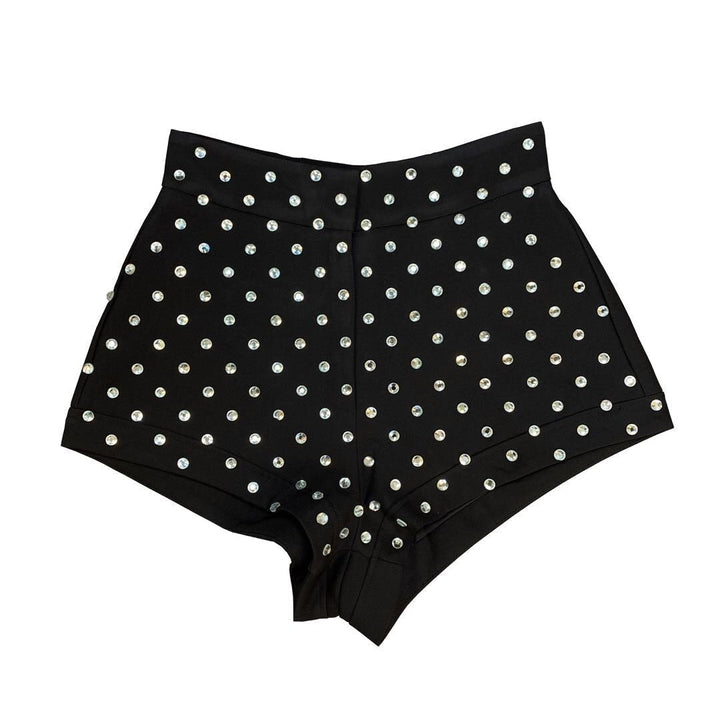 Levoire | Taille Haute Shorts En Diamants