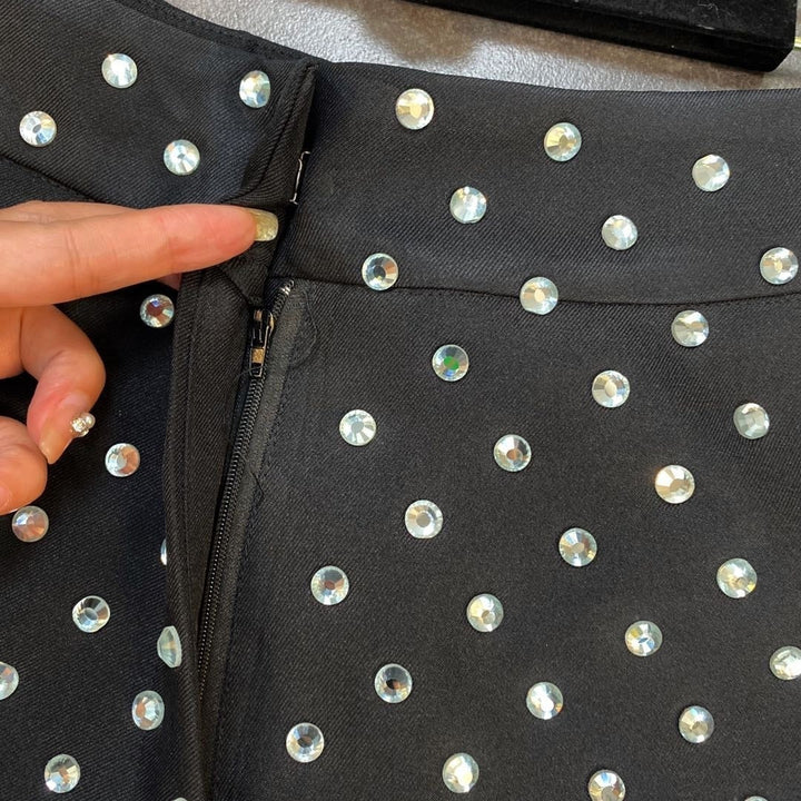 Levoire | Taille Haute Shorts En Diamants