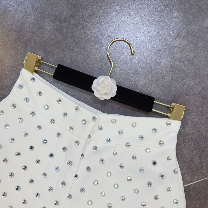 Levoire | Short En Diamants Taille Haute