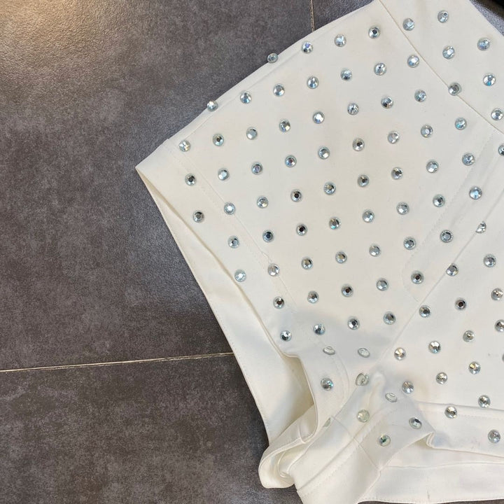 Levoire | Short En Diamants Taille Haute