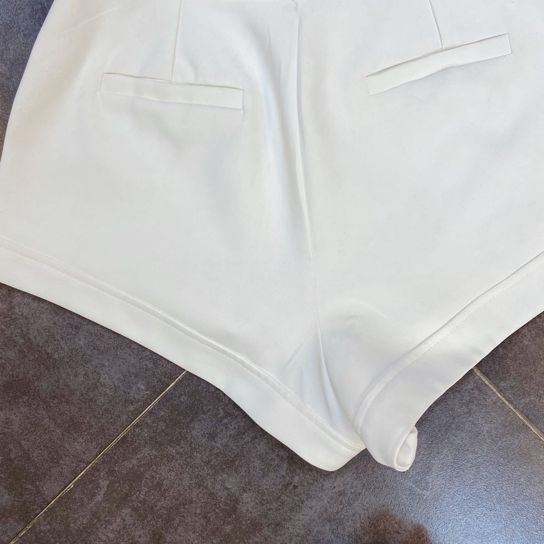 Levoire | Taille Haute Shorts En Diamants