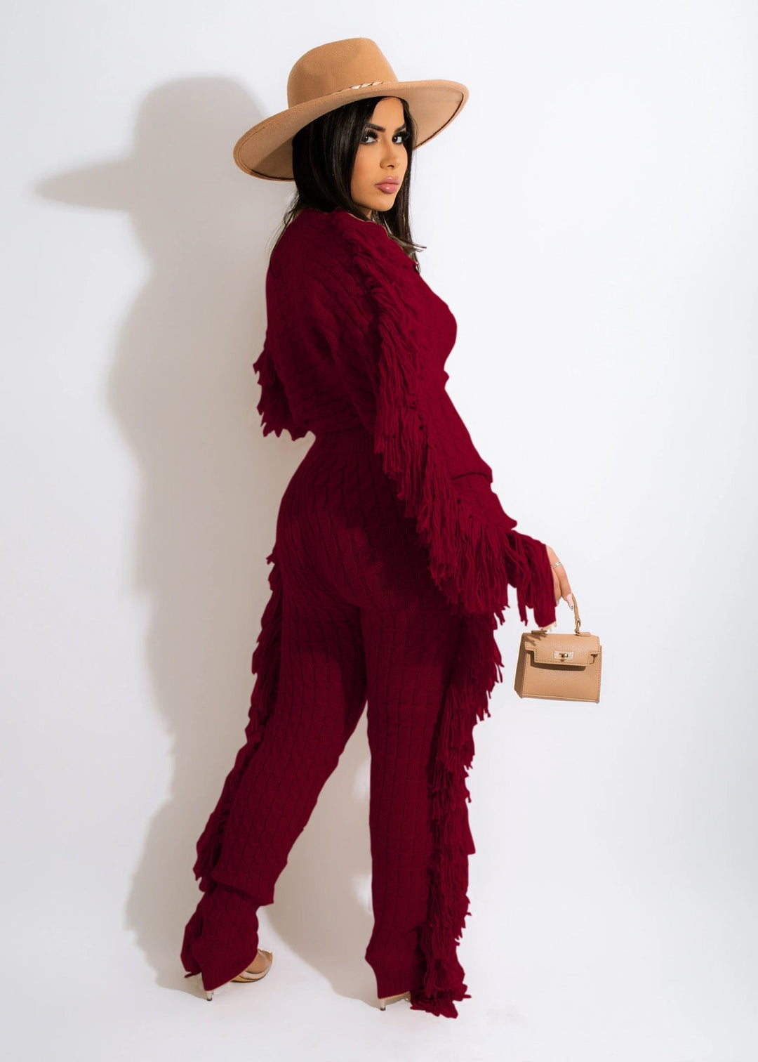 Levoire | Pull À Franges Sexy Deux Pièces