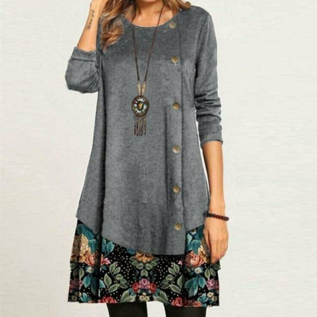 Levoire | Classique et confortable manteau d'hiver Gris
