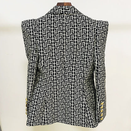 Levoire | Blazer En Jacquard À Bouton Unique