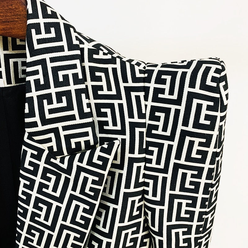 Levoire | Blazer En Jacquard À Bouton Unique