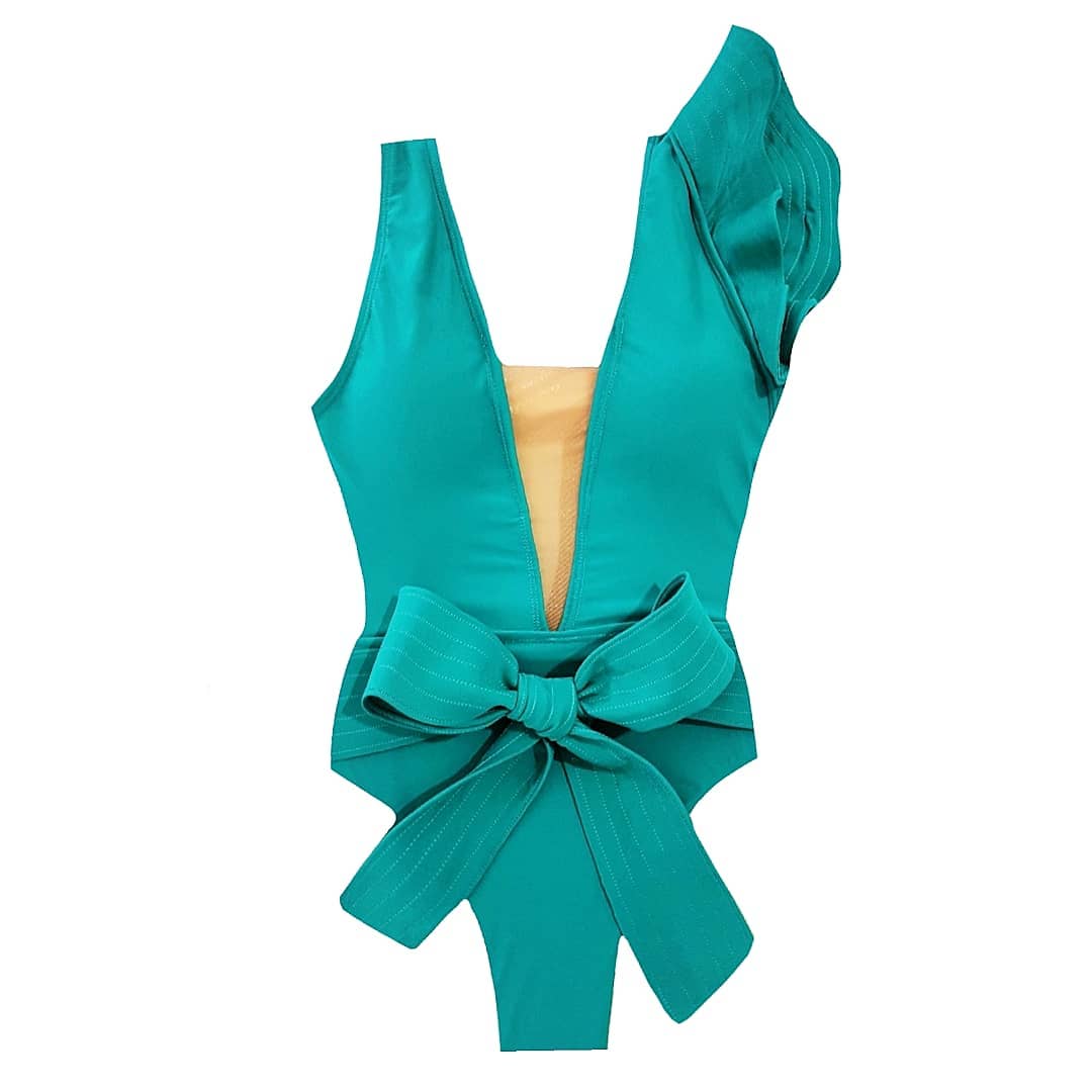 Levoire | Maillot De Bain Monkini Vintage Rétro Pour Un Look De Plage Classique
