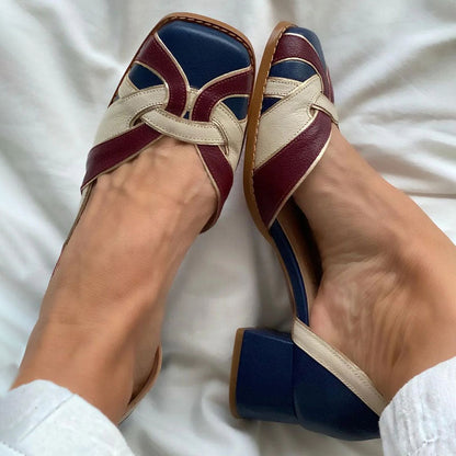 Levoire | À Enfiler Décontractées Rétro Bleu Foncé