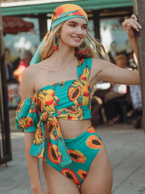 Levoire | Bikini Taille Haute Druck bikini-1108