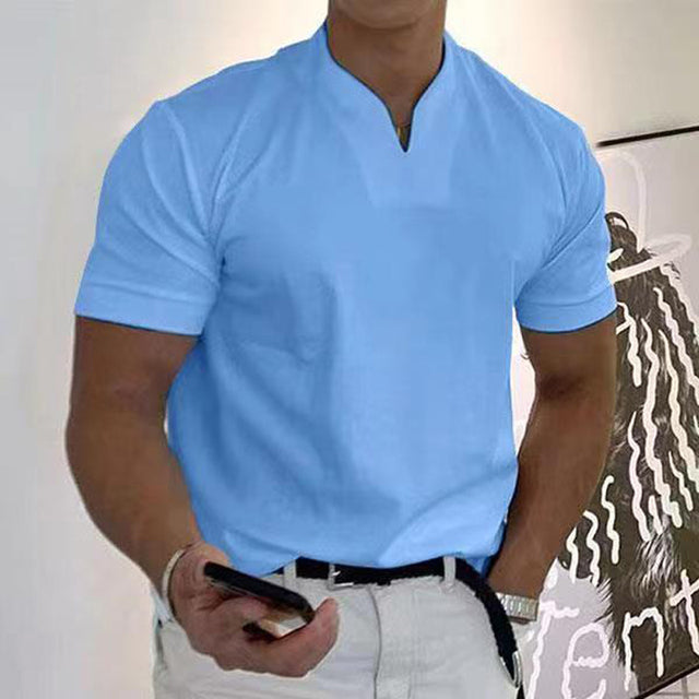 Levoire | T-Shirt Pour Hommes Rentomiesten bleu ciel