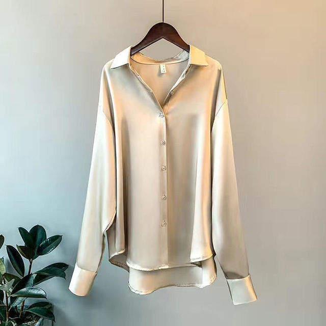 Levoire | Robe Satin Femme Champagne