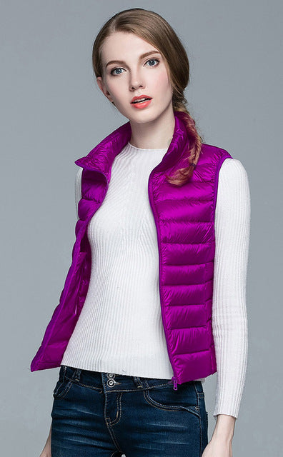 Levoire | Veste Sans Manches Femme | L'hiver Violet