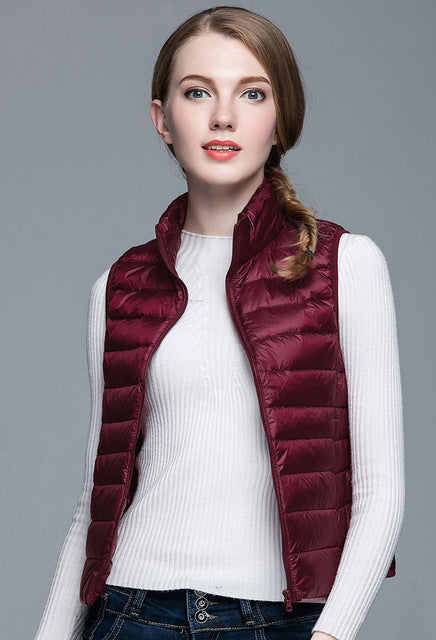 Levoire | Veste Sans Manches Femme | L'hiver Bordeaux