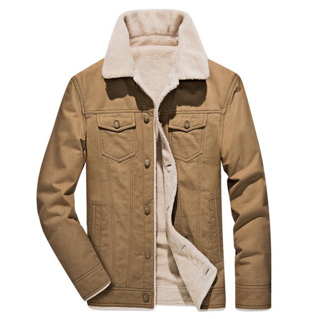 Levoire | Veste Bomber Homme Gefütterte Kaki