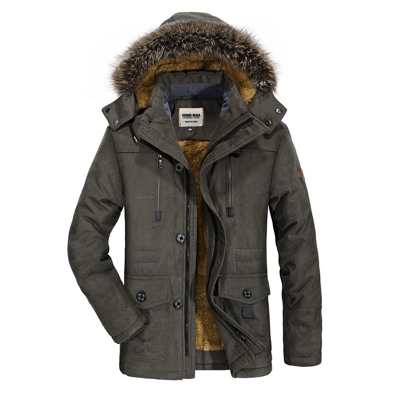 Levoire | Parka D'Hiver Homme Avec Capuche Vert