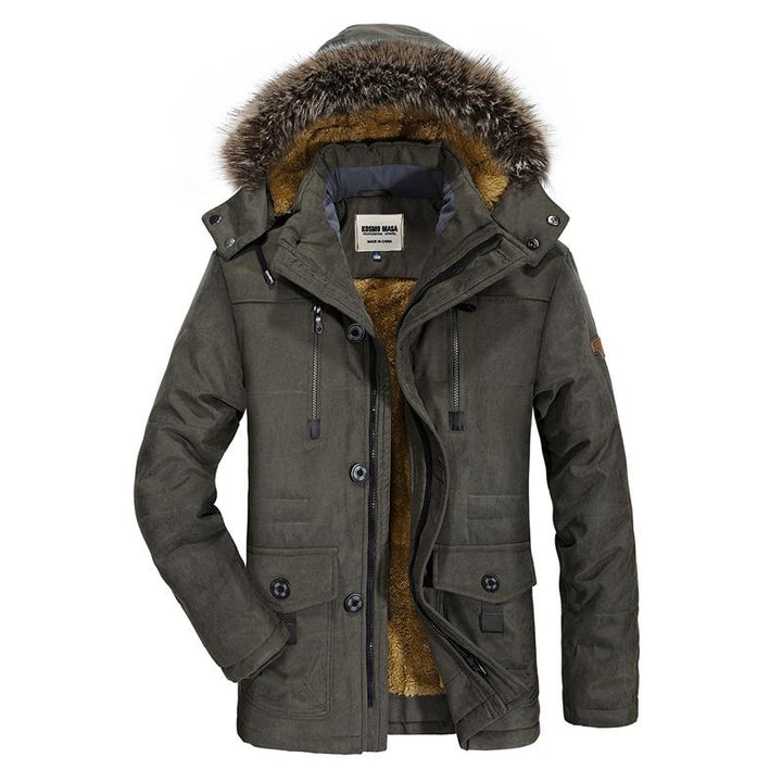 Levoire | Parka D'Hiver Homme Avec Capuche Vert