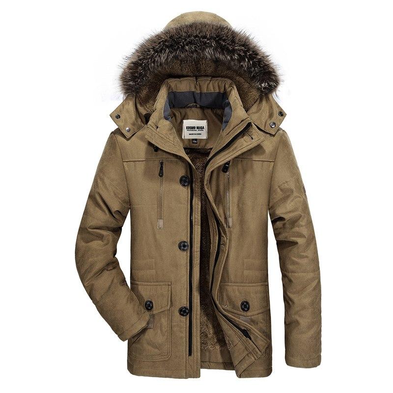 Levoire | Parka D'Hiver Homme Avec Capuche Khaki
